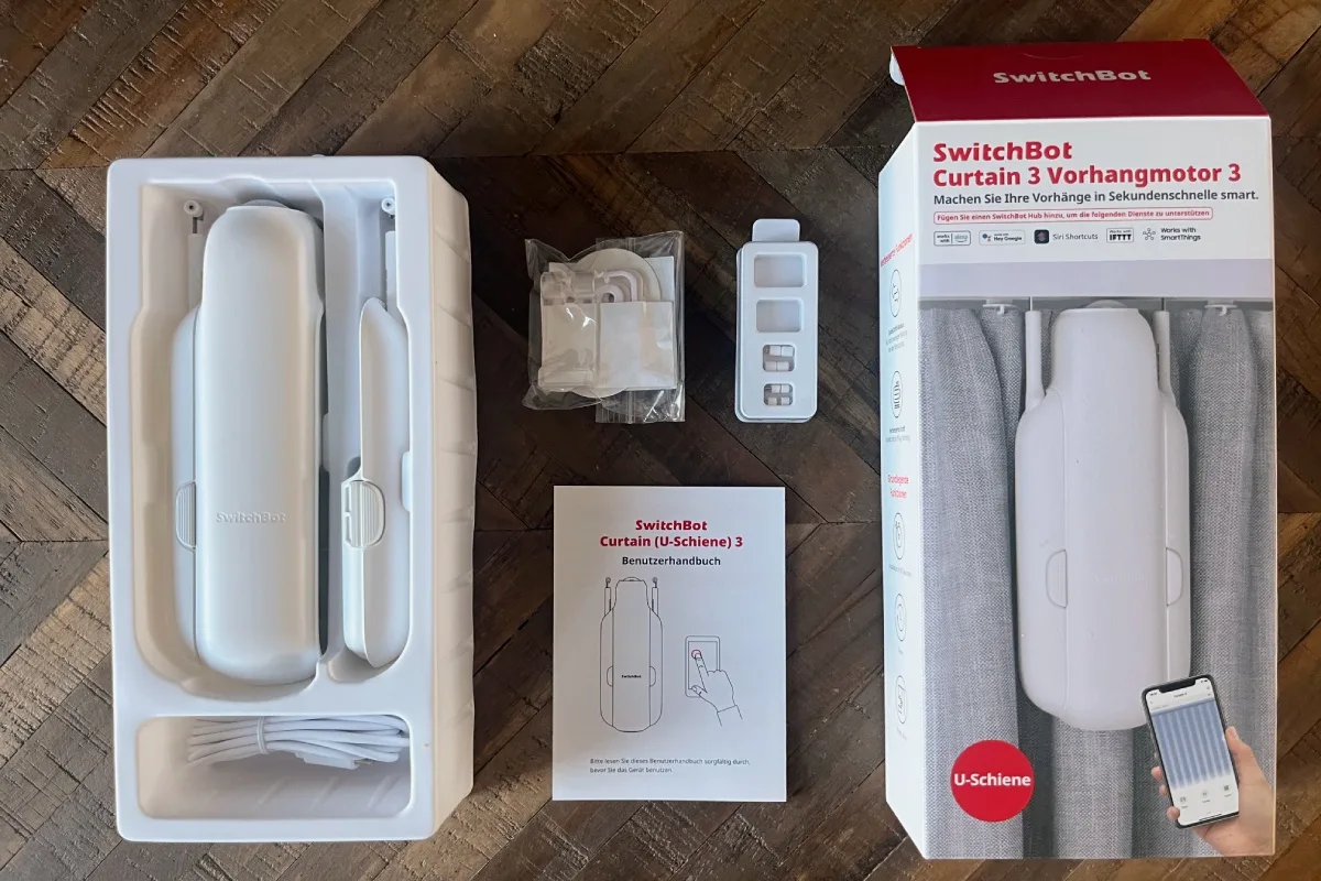 Switchbot Curtain gordijnrobot verpakking