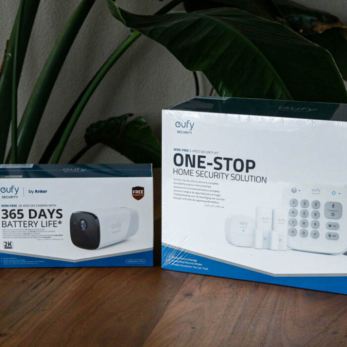 Set alarmsysteem Eufy met de EufyCam 2 Pro