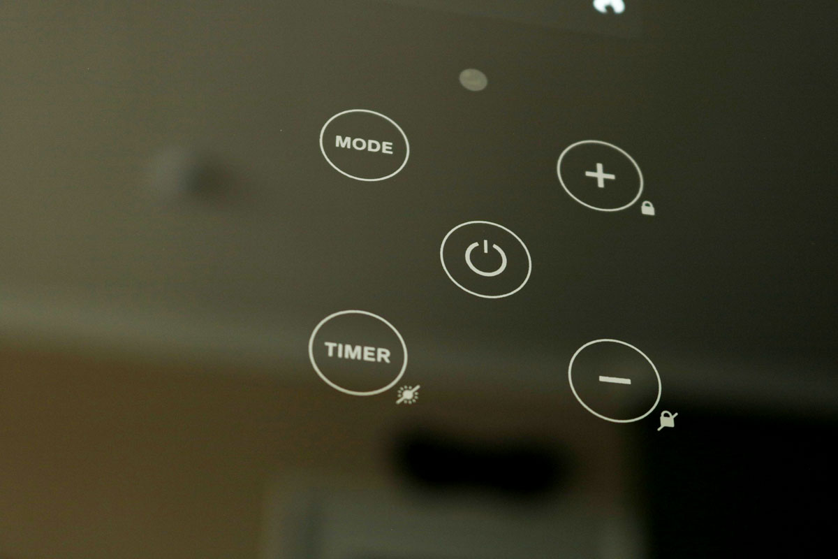 elektrische kachel action bedieningspaneel