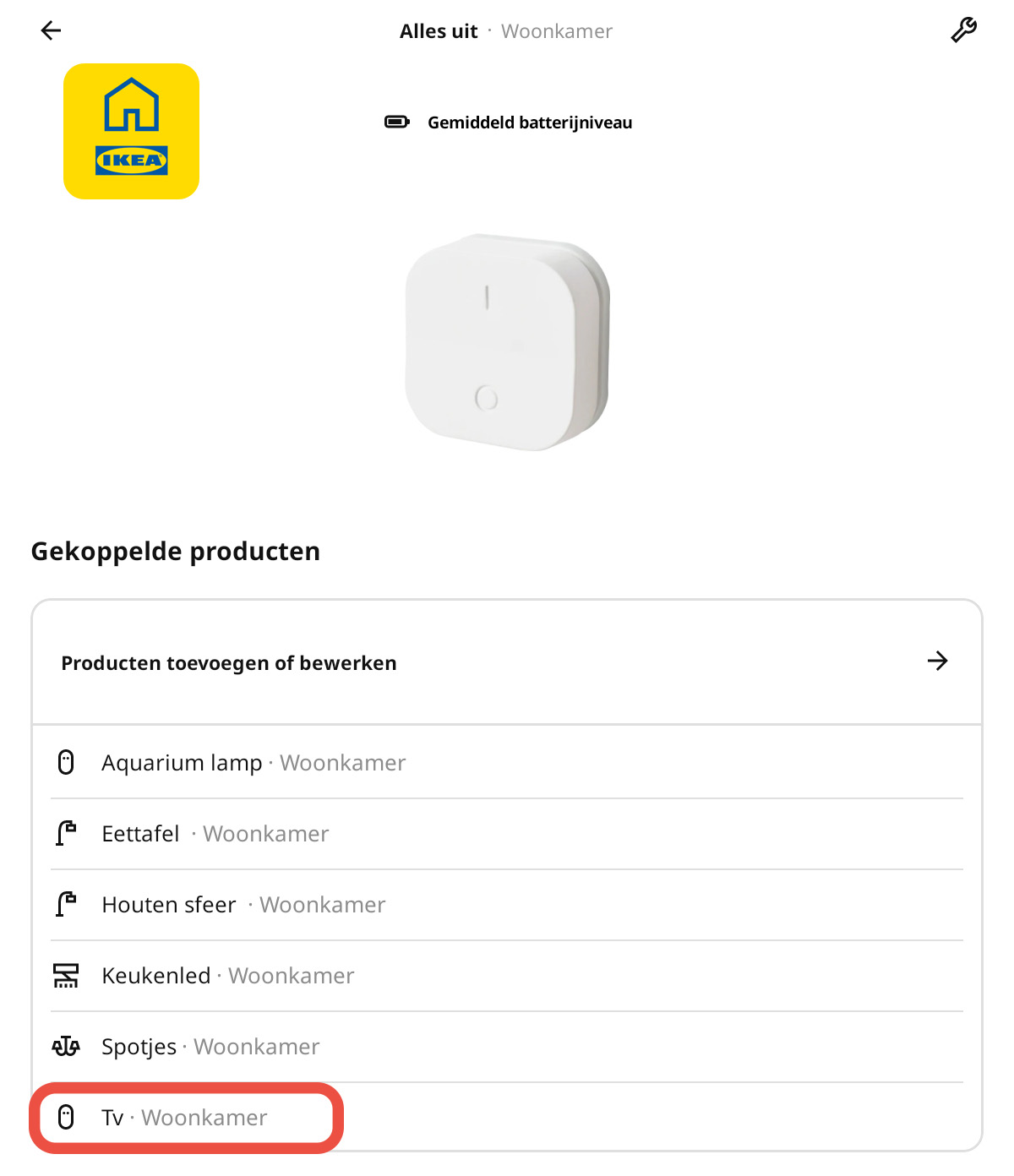 screenshot ikea home smart
