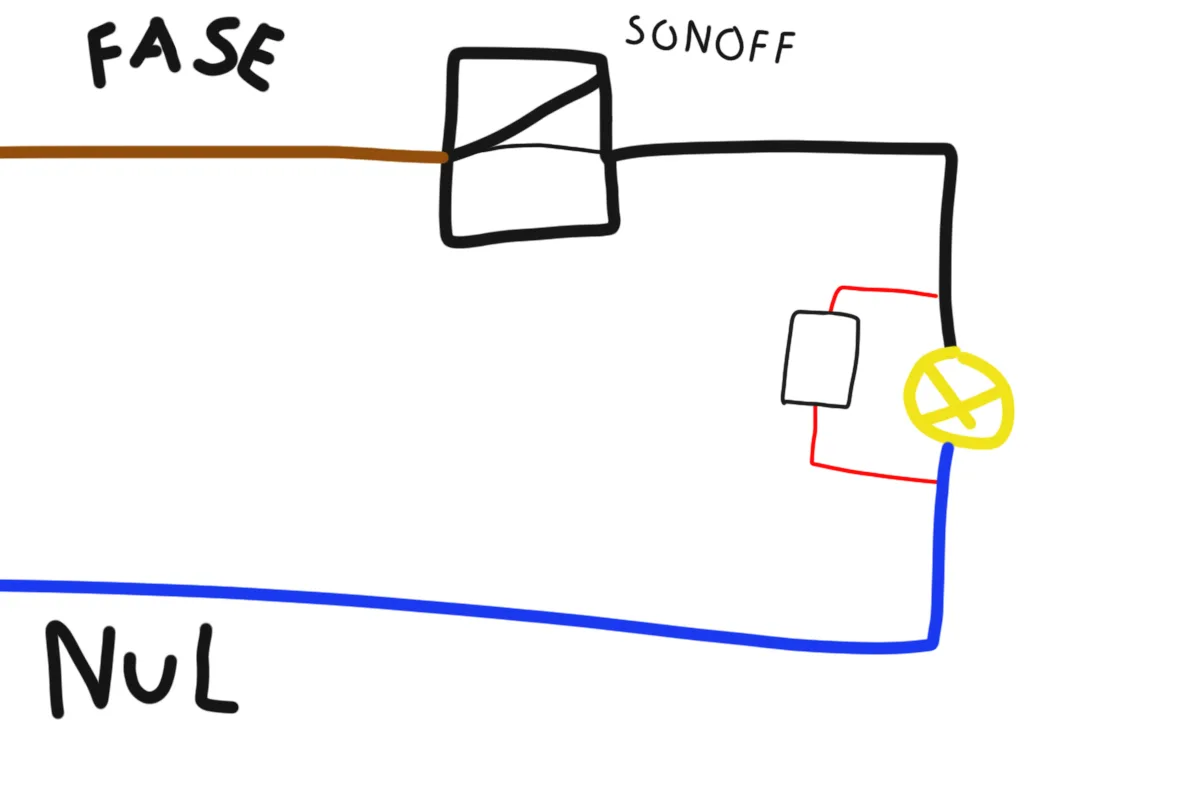 wifi schakelaar bedrading